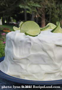 Robb's Tropical Lime Cake recipe