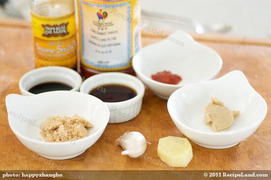 Get together all the spices and condiments.