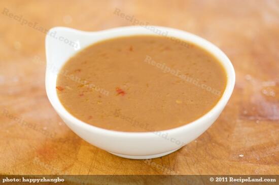 Mix together soy sauce, vinegar, brown sugar, sesame oil and chile-garlic sauce in a small bowl or measuring cup, stir to well combined.