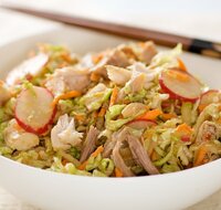 Asian Style Leftover Turkey Salad