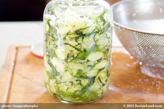 until you use up all the zucchini-onion and dill sprigs.