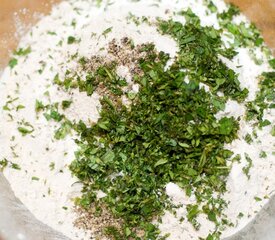 Mediterranean Chard, Feta and Olive Tart