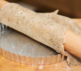 Mediterranean Chard, Feta and Olive Tart