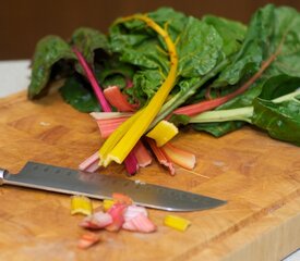 Mediterranean Chard, Feta and Olive Tart