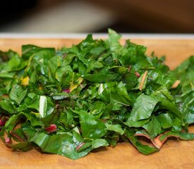 Mediterranean Chard, Feta and Olive Tart