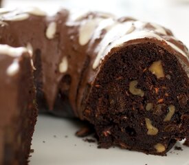 Double-Glazed Chocolate Carrot Cake