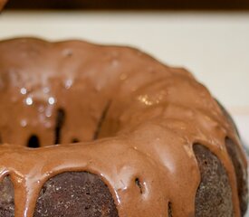 Double-Glazed Chocolate Carrot Cake