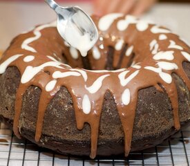 Double-Glazed Chocolate Carrot Cake