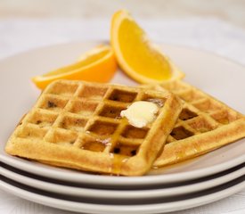 Snow Day Choco Chip Waffles