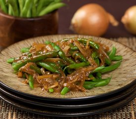 Green Beans in Spicy Miso Sauce