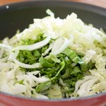 Add the bok choy and cabbage.