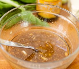 Grilled Tofu in a Soy, Ginger and Orange Marinade