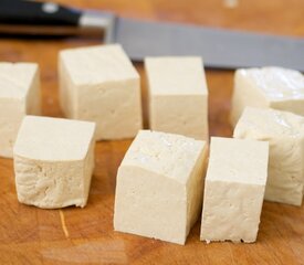 Grilled Tofu in a Soy, Ginger and Orange Marinade