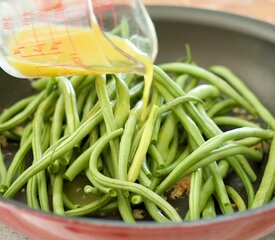 Skillet Green Beans with Toasted Butter-Maple Pecans