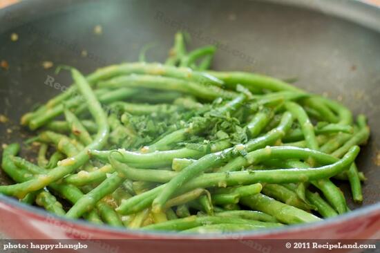 Add the freshly minced sage leaves.