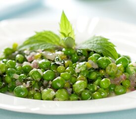 Skillet Peas with Red Onion and Mint