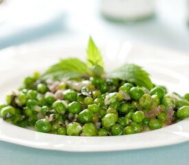 Skillet Peas with Red Onion and Mint