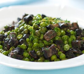 Skillet Peas with Mushroom and Thyme