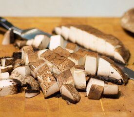 Skillet Peas with Mushroom and Thyme