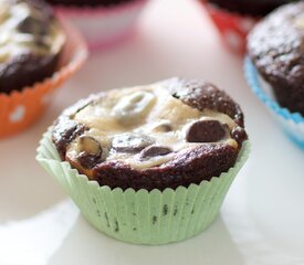 Chocolate-Bottom Mini-Cupcakes