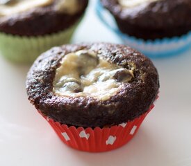 Chocolate-Bottom Mini-Cupcakes