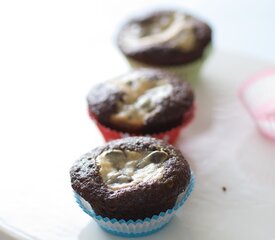 Chocolate-Bottom Mini-Cupcakes