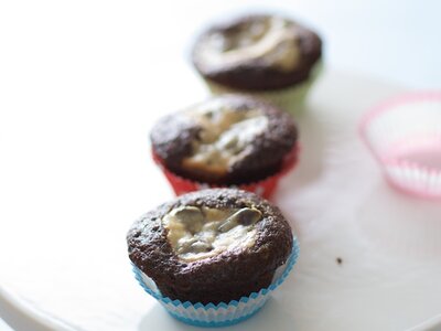 Chocolate-Bottom Mini-Cupcakes