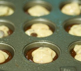 Chocolate-Bottom Mini-Cupcakes