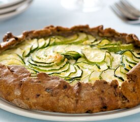 Triple Cheese and Zucchini Galette