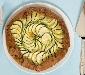 Triple Cheese and Zucchini Galette