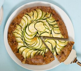 Triple Cheese and Zucchini Galette