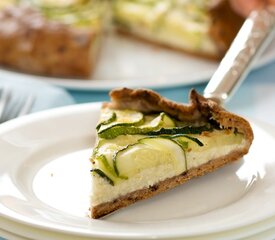 Triple Cheese and Zucchini Galette