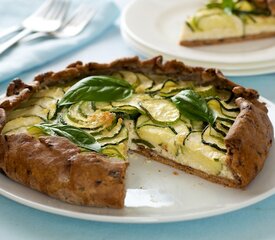 Triple Cheese and Zucchini Galette