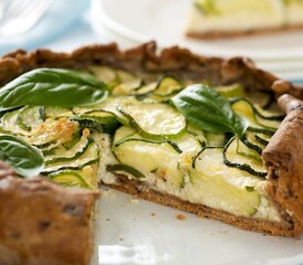 Triple Cheese and Zucchini Galette