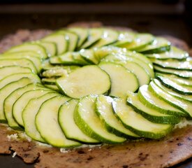 Triple Cheese and Zucchini Galette