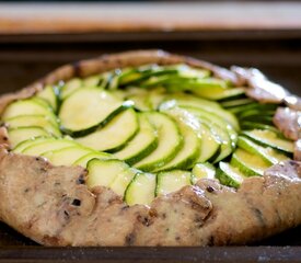 Triple Cheese and Zucchini Galette