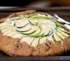 Triple Cheese and Zucchini Galette