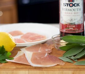 Chicken Saltimbocca (Chicken Cutlets with Prosciutto and Sage)