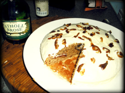 Boozy date and Coffee Cake 