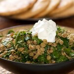 Curry Lentils and Kale