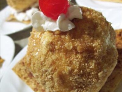 Cinnamon 'Fried' Ice Cream