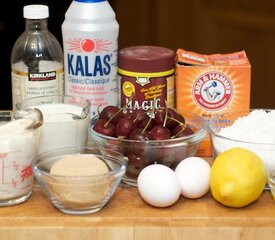 Moist Cherry Ricotta Muffins