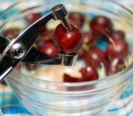 Moist Cherry Ricotta Muffins