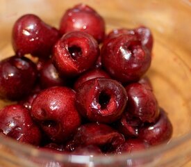 Moist Cherry Ricotta Muffins