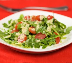 Arugula Salad With Lemon Parmesan Dressing