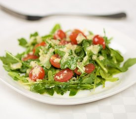 Arugula Salad With Lemon Parmesan Dressing