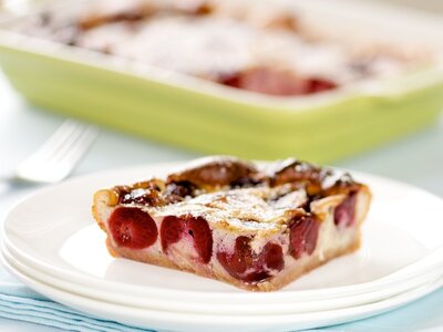 Fresh Cherry Clafoutis