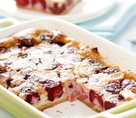 Fresh Cherry Clafoutis