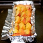 Use foil paper to wrap the edges to prevent from burning. 