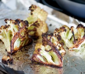 Roasted Cauliflower with Curry Yogurt Sauce